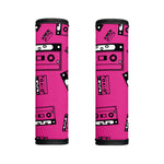 Pink Cassette Tape Pattern Print Handle Covers