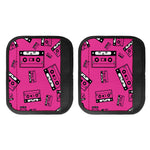 Pink Cassette Tape Pattern Print Handle Covers