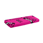 Pink Cassette Tape Pattern Print Piano Keyboard Cover