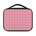 Pink Check Pattern Print Classic Bible Case