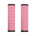 Pink Check Pattern Print Handle Covers