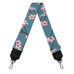 Pink Cherry Blossom Pattern Print Bag Strap