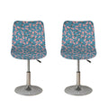 Pink Cherry Blossom Pattern Print Bar Stool Covers
