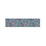 Pink Cherry Blossom Pattern Print Bed Runner