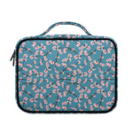 Pink Cherry Blossom Pattern Print Briefcase Bible Bag