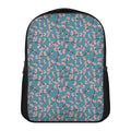 Pink Cherry Blossom Pattern Print Casual Backpack