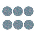 Pink Cherry Blossom Pattern Print Coaster Set