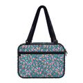 Pink Cherry Blossom Pattern Print Double Strap Bible Bag
