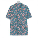 Pink Cherry Blossom Pattern Print Hawaiian Shirt
