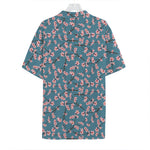 Pink Cherry Blossom Pattern Print Hawaiian Shirt