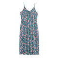 Pink Cherry Blossom Pattern Print Jersey Midi Cami Dress