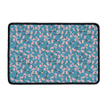 Pink Cherry Blossom Pattern Print Kitchen Mat