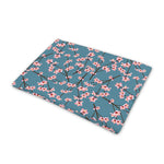 Pink Cherry Blossom Pattern Print Pet Cooling Mat Cover