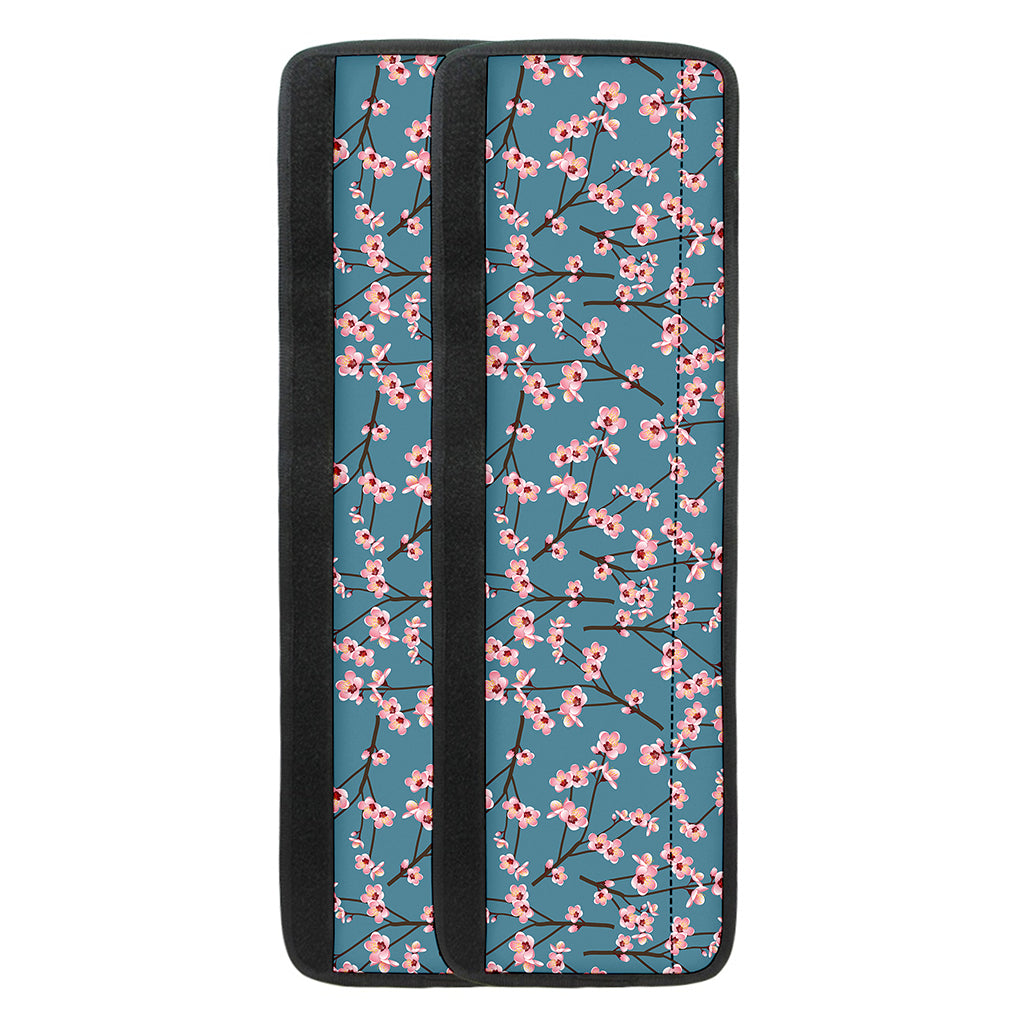 Pink Cherry Blossom Pattern Print Refrigerator Handle Covers