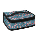 Pink Cherry Blossom Pattern Print Small Lunch Bag