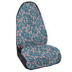 Pink Cherry Blossom Pattern Print Waterproof Car Seat Cover