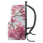 Pink Cherry Blossom Print Backpack