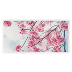 Pink Cherry Blossom Print Beach Towel