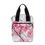 Pink Cherry Blossom Print Bible Tote Bag