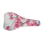 Pink Cherry Blossom Print Bicycle Seat Cover