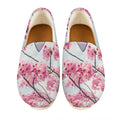 Pink Cherry Blossom Print Casual Shoes