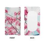 Pink Cherry Blossom Print Changing Pad Cover