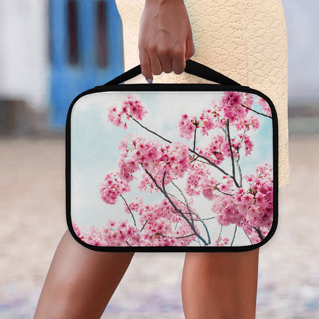 Pink Cherry Blossom Print Classic Bible Case
