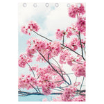 Pink Cherry Blossom Print Curtain