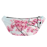 Pink Cherry Blossom Print Fanny Pack