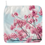 Pink Cherry Blossom Print Hand Towel