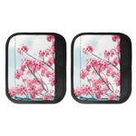 Pink Cherry Blossom Print Handle Covers