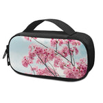 Pink Cherry Blossom Print Insulin Cooler Travel Case