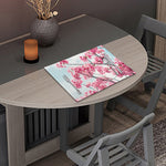 Pink Cherry Blossom Print Placemat