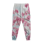Pink Cherry Blossom Print Sweatpants