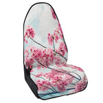 Pink Cherry Blossom Print Waterproof Car Seat Cover
