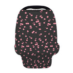 Pink Cherry Pattern Print Baby Seat Cover