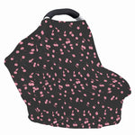 Pink Cherry Pattern Print Baby Seat Cover