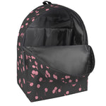 Pink Cherry Pattern Print Backpack