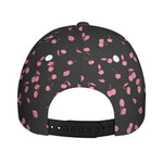 Pink Cherry Pattern Print Baseball Cap
