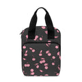 Pink Cherry Pattern Print Bible Tote Bag