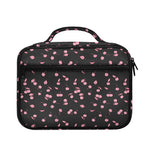 Pink Cherry Pattern Print Briefcase Bible Bag