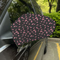 Pink Cherry Pattern Print Car Side Mirror Covers