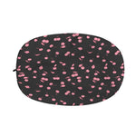 Pink Cherry Pattern Print Car Side Mirror Covers