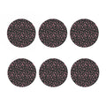 Pink Cherry Pattern Print Coaster Set