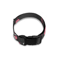 Pink Cherry Pattern Print Dog Collar