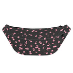 Pink Cherry Pattern Print Fanny Pack
