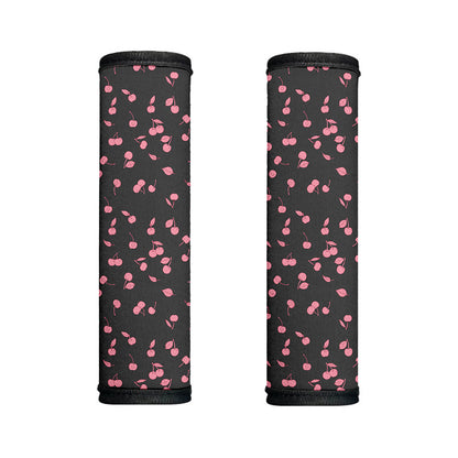 Pink Cherry Pattern Print Handle Covers