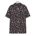 Pink Cherry Pattern Print Hawaiian Shirt