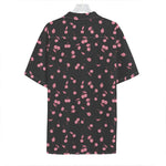 Pink Cherry Pattern Print Hawaiian Shirt