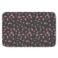 Pink Cherry Pattern Print Indoor Door Mat